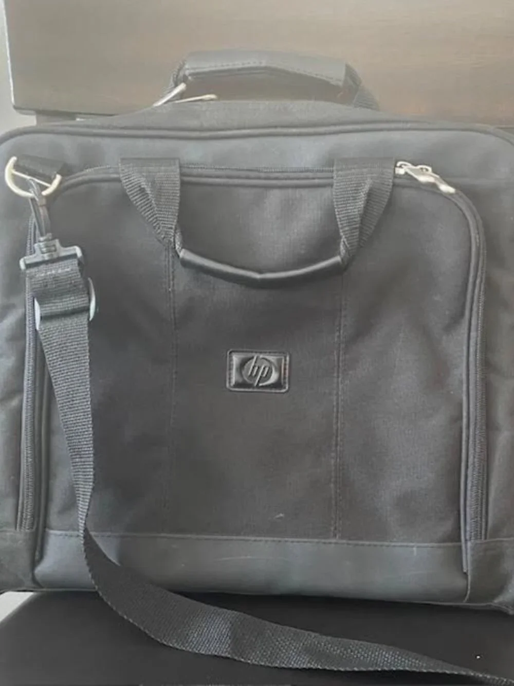HP Black Laptop Bag 16” Multi-Compartment Briefcase Work Travel Case